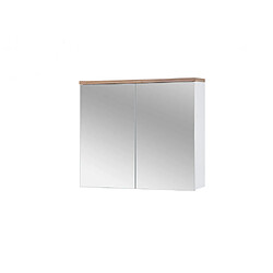 Avis Ac-Deco Ensemble meuble vasque + miroir - Blanc - 80 cm -Bali Bialy