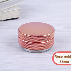 Avis Distributeur De Café Outil De Nivellement Tamper De Distribution De Café Expresso 58 Mm Or Rose