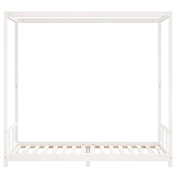 Acheter Maison Chic Lit simple Cadre de lit pour enfants,Lit d'Enfant Moderne blanc 90x200 cm bois de pin massif -MN56090