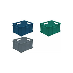 keeeper Caisse de rangement Euro-Box L 'bruno eco', gris ()