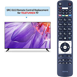 SANAG New Rc5118 30090680 Telecommande De Rechange Pour Hitachi Akai Telefunken Teac Tv Telecommande Le40A318Fhd Le65A518Uhd 32Hbc01 Telecommande Tv Universelle