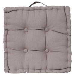 Atmosphera, Createur D'Interieur Coussin de sol - 40 x 40 cm Gris