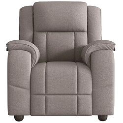 Avis vidaXL Fauteuil de massage inclinable électrique Taupe Tissu