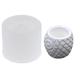 Moules en silicone pour pots de fleurs Bricolage pour jardinière en pots à savon Vase en béton 75x75mm