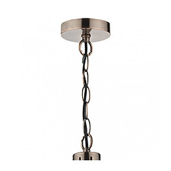 Avis Luminaire Center Suspension Debut cuivre antique et verre 1 ampoule