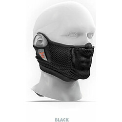 Naroo F5s - Masque de Sport Pro 2 en 1, réversible, réutilisable, filtrant la poussière, Respirant, pour la Course à Pied, la randonnée et Le vélo, Noir et Gris.