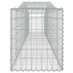 Acheter vidaXL Paniers à gabions arqués 8 pcs 400x50x60/80 cm Fer galvanisé