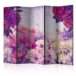 Artgeist Paravent - Flowers Memories II [Room Dividers] [225x172]