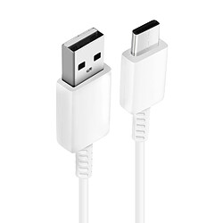 Câble USB vers USB-C Charge rapide 1 mètre D'origine Samsung EP-DG970BWE blanc