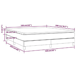 Acheter vidaXL Sommier à lattes de lit avec matelas Noir 160x200 cm