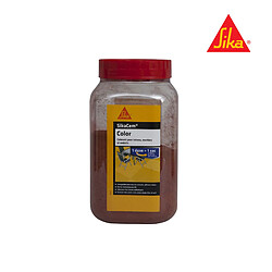 Colorant en poudre pour ciment, chaux et plâtre SIKA SikaCem Color - Rouge - 800g