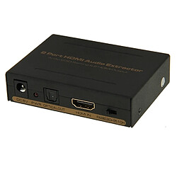 Wewoo Splitter Full HD 1080P 2 Ports HDMI Audio Extractor, EDID 5.1ch / 2ch Réglage