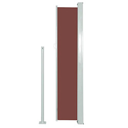 Avis vidaXL Auvent latéral rétractable de patio 160x300 cm Marron