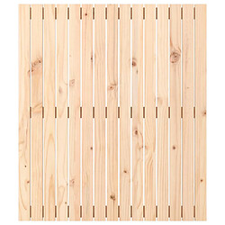 Avis vidaXL Tête de lit murale 95,5x3x110 cm Bois massif de pin