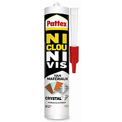 Colle NCNV Crystal tout matériaux PATTEX - cartouche 290g - 2449609