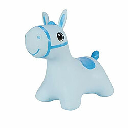 Hoppimals Tootiny Cheval Sauteuse et Bondissante Animal Sauteur pour Les Enfants âgés de 12 Mois et Plus - Emballé dans Une Boîte Cadeau, Pompe Incluse ? Chevauchez Un Animal Gonflable ? Bleu pas cher