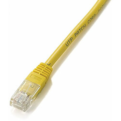 Câble réseau équiper Rj45 U/Utp Cat5E jaune 5M