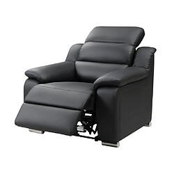 Acheter Vente-Unique Fauteuil relax électrique en cuir noir ARENA III