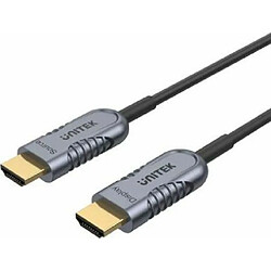 Unitek Câble fibre optique 5 m HDMI 2.1 AOC 8K 120 Hz (prise en charge PS5 4K @ 120 Hz) - Prise en charge des technologies : QMS Qucik Media Switching, Dolby TrueHD, QFT, QMS, ALLM, eARC, EDID, DSC