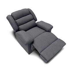 Fauteuil relax Norton tissu Gris