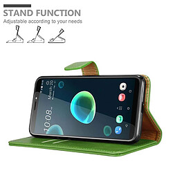 Avis Cadorabo Coque HTC Desire 12 PLUS Etui en Vert