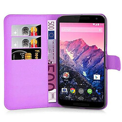 Cadorabo Coque Motorola Google NEXUS 6 Etui en Violet