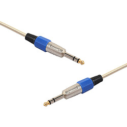 Avis Cable Jack Auxiliaire Audio Stéréo Alliage de Zinc+Caoutchouc 15m