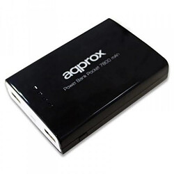 approx! APPPB7800EVBK Pocket Bank 7800 mAh Negro