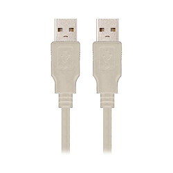 Câble USB 2.0 NANOCABLE 10.01.0303 Beige (2 M)