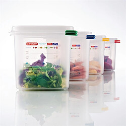 Acheter Boîte Alimentaire 2,6 Litres GN 1/6 - Lot de 4 - Araven