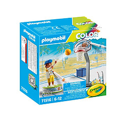 Playmobil® 71516 Color - Joueur de basket avec panier