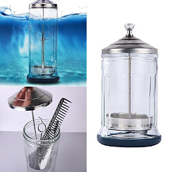 Salon Barber Disinfection Jar Container Sterilizer Jar Cup Bottle Small