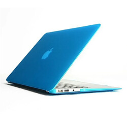 Avis Wewoo Housse Étui bleu pour MacBook Air 13,3 pouces 4 en 1 Coque de protection en plastique dur givré avec protecteur d'écran et protège-clavier bouchons anti-poussière