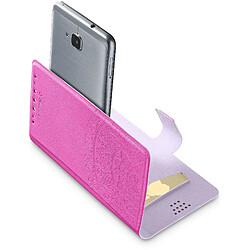 Avis Cellular Line Cellularline BOOKUNI3LP coque de protection pour téléphones portables 13,7 cm (5.4') Folio Rose