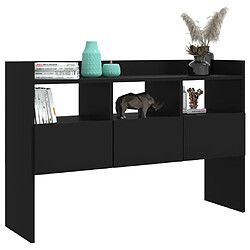 Acheter Maison Chic Commode Buffet - Meuble de rangement Noir 105x30x70 cm Aggloméré -GKD73833