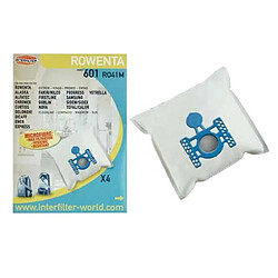 Boîte de 5 sacs microfibres - Aspirateur - ROWENTA, TEFAL, CALOR, FAKIR, EXPRESS, FUST NOVAMATIC, CHROMEX, DICAFF, SIDEM, SIDEX, DELONGHI, FIRSTLINE, GOBLIN, NILCO, CURTISS, ELEXAVOX, SAMSUNG, URALUX, VEDETTE, VETRELLA