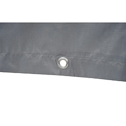 Avis Decoshop26 House de protection bâche pour mobilier de jardin extéireur polyester enduit gris Ø300 cm 04_0002604