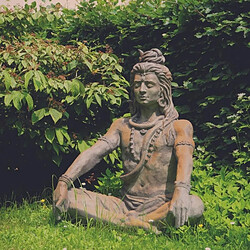 Jardinex Statue jardin Shiv... 90 cm - Gris