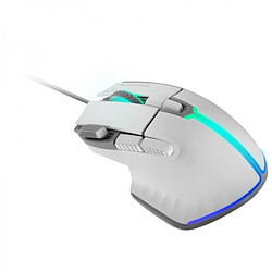 Avis Souris Gaming Mars Gaming MM-XT - Éclairage RGB - Capteur A825PRO 12800 DPI - 9 Boutons HUANO - Câble Paracord Plume - Compatible Multiplateforme - Couleur Blanc