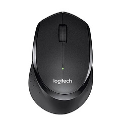 Souris optique Logitech M330 sans fil ,silencieuse, 2.4GHz, 1000DPI pour PC/ordinateur portable 10.5 * 0.7 * 4 cm - Noir