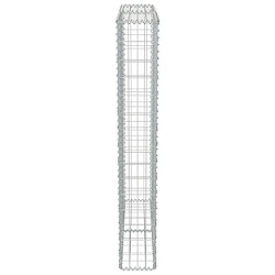 Acheter vidaXL Mur à gabion avec couvercles Acier galvanisé 100x20x150 cm