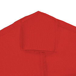 Mendler Toile de rechange pour parasol Florida, Toile de rechange pour parasol, Ø 3m polyester 6 baleines ~ rouge