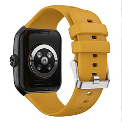 Bracelet en silicone pour votre Oppo Watch 3 Pro - jaune