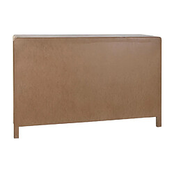 Pegane Buffet, meuble de rangement en bois de pin et MDF coloris marron clair - Longueur 120 x Profondeur 40 x hauteur 80 cm