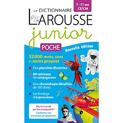 Dictionnaire Larousse junior poche, 7-11 ans, CE-CM