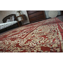 RUGSX Tapis DROP JASMINE 456 Rouillé Beige foncé 133x190 cm