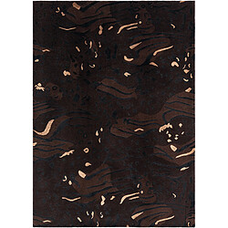 Vidal Tapis de laine 244x175 brun Darya