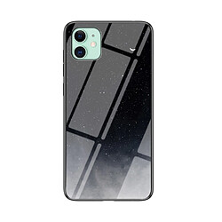 Coque en TPU hybride de ciel étoilé croissant de lune étoilé pour votre Apple iPhone 11 6.1 pouces