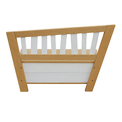 AXI Corky banc de rangement en marron & BLANC | Banc Enfant pas cher