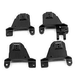 Acheter 1 ensemble CNC avant En Aluminium Arrière Choc Tours Cerceaux Mount Bracket pour 1/10 TRX4 RC sur Chenilles, anodisé noir pour la durabilité,